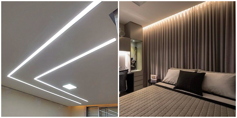 Forro de gesso no quarto: inspirações