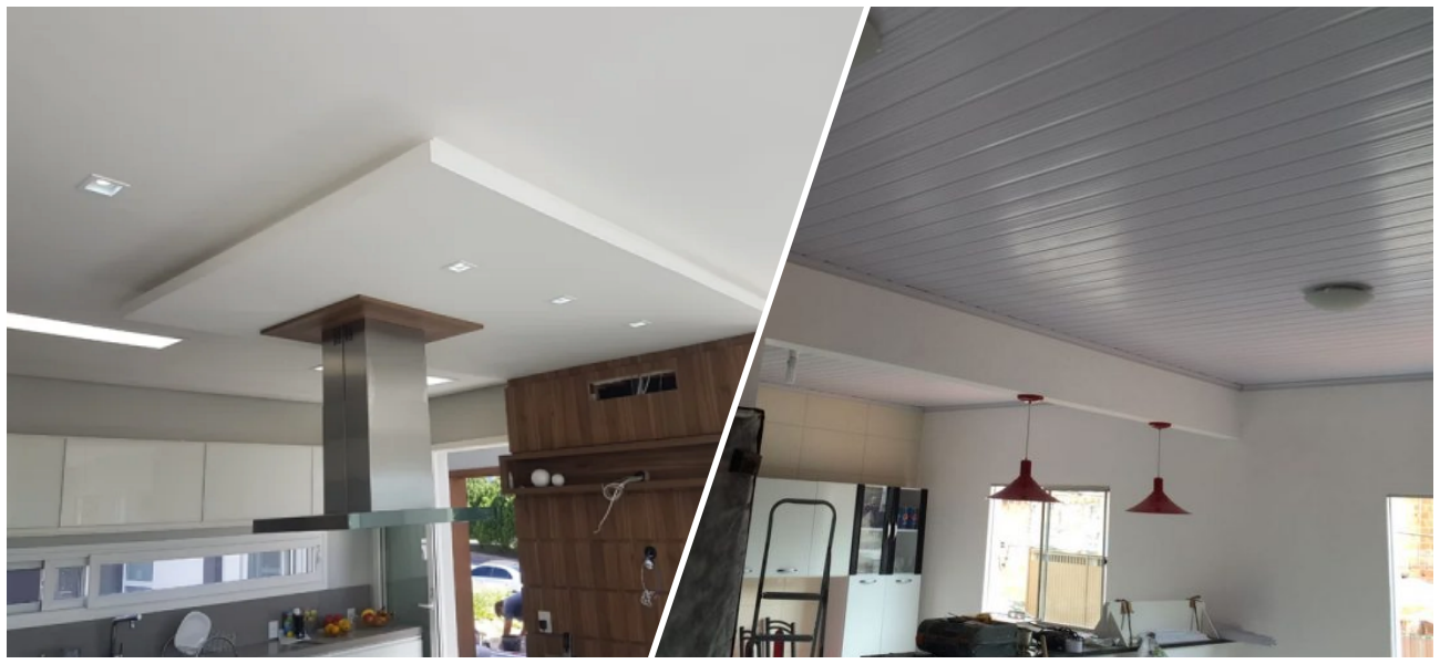 Forro de Gesso ou PVC: qual é melhor?